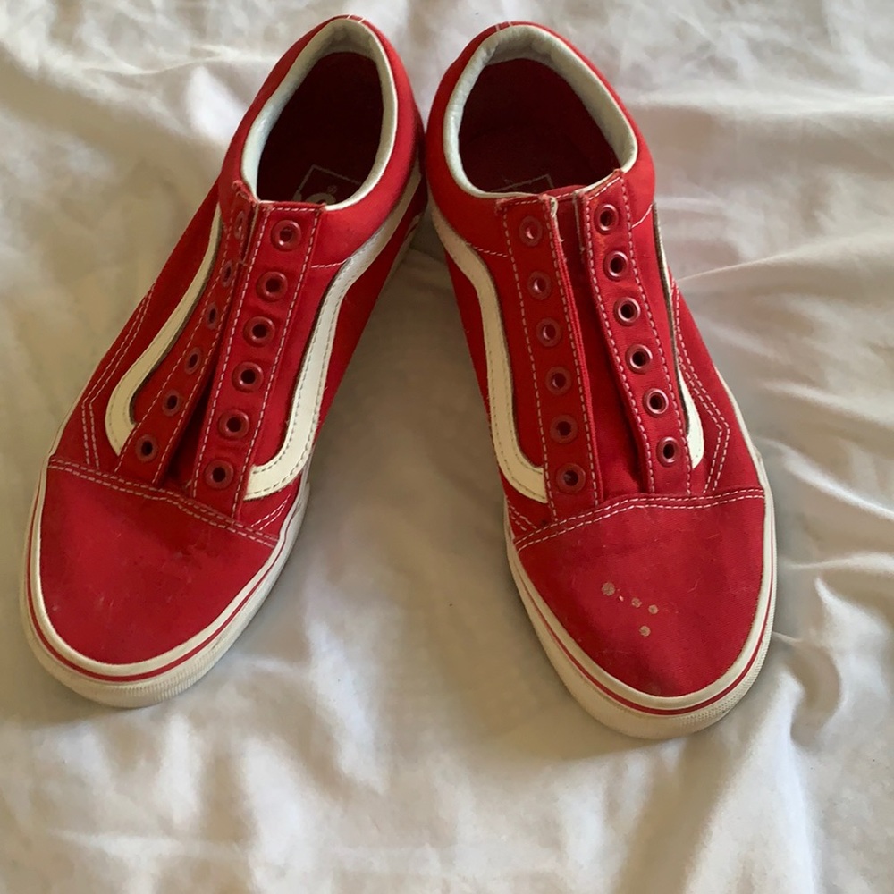 Classic red vans